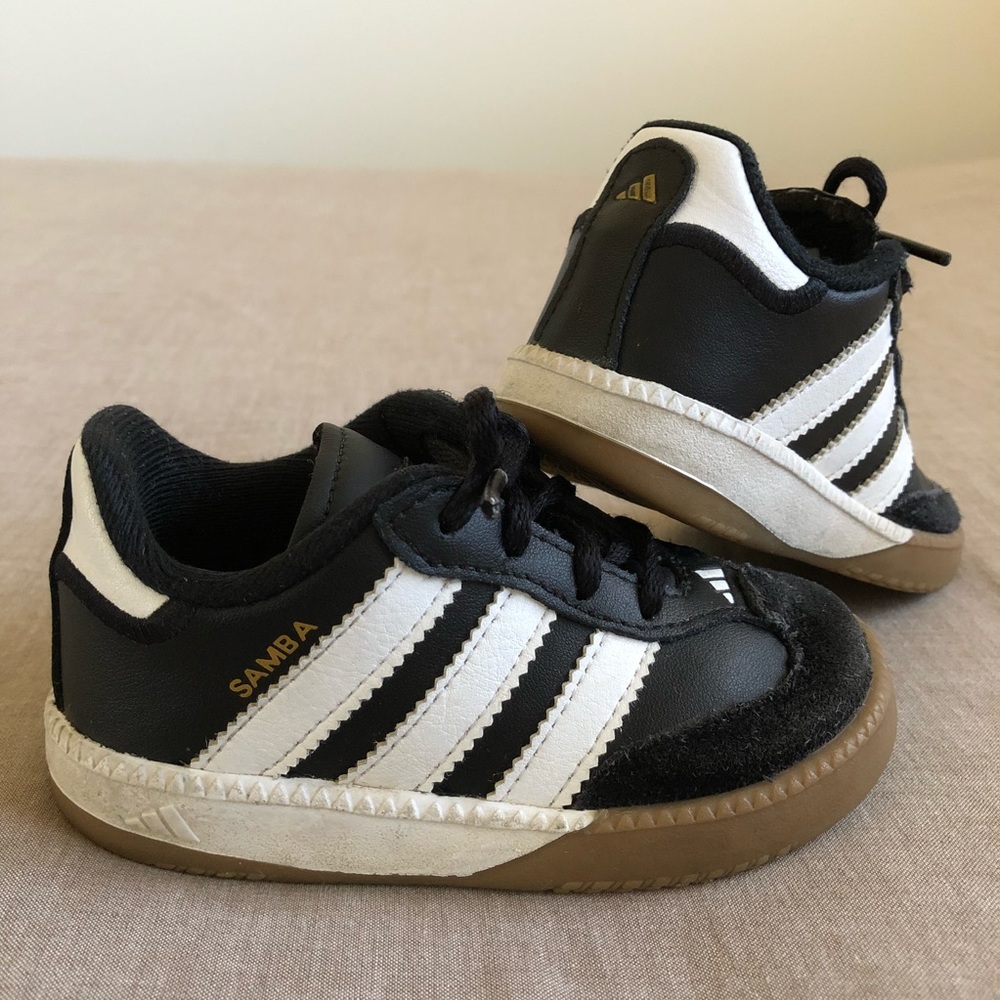Adidas Samba Leather Toddler Shoes